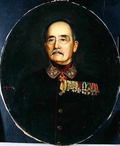 Retrato de Freidrich Wilhelm Ferdinand Ritter von Breithaupt, c. 1870 (óleo sobre tela) de Berta von Breithaupt
