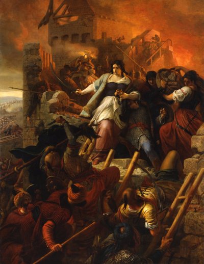 As mulheres de Eger, 1867 de Bertalan Székely