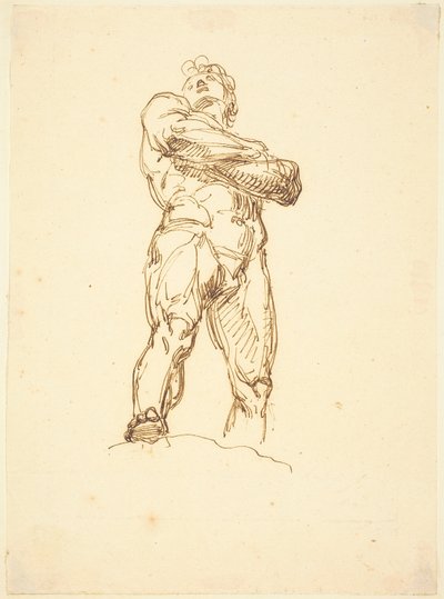 Um nu masculino heroico de Bertel Thorvaldsen
