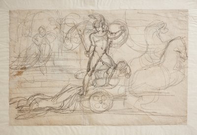 Aquiles segue o corpo de Heitor atrás da sua biga. Paolo e Francesca(), de Bertel Thorvaldsen