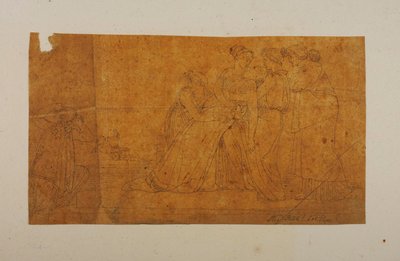 Andromache ohnmächtig beim Anblick von Hektors Leiche de Bertel Thorvaldsen