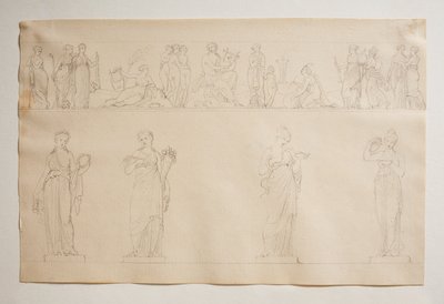 Apolo, as Graças e as Musas de Bertel Thorvaldsen