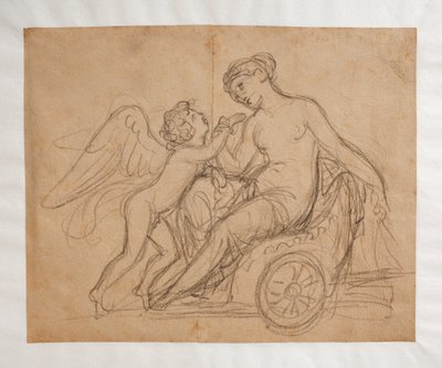 Cupido reclama com Vênus sobre uma picada de abelha de Bertel Thorvaldsen