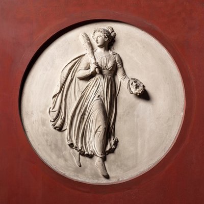 Melpómene. Musa da tragédia de Bertel Thorvaldsen