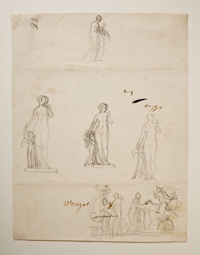 Paris e as três deusas. Vênus e Cupido de Bertel Thorvaldsen