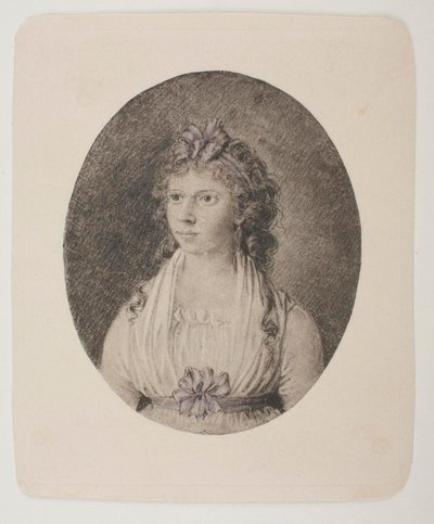 Retrato de Maren Schou West, nascida Grønlund de Bertel Thorvaldsen