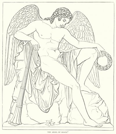 O anjo da morte de Bertel after Thorvaldsen