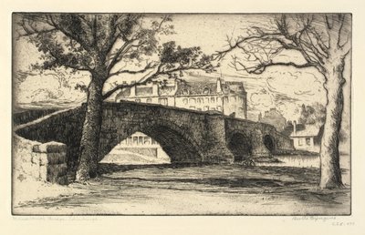 Ponte de Musselburgh, Edimburgo de Bertha E. Jaques