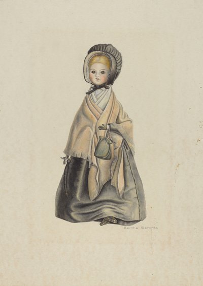 Boneca Quaker de Bertha Semple