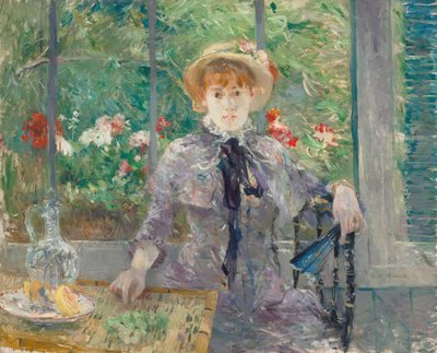 Depois do café da manhã, 1881 de Berthe Morisot