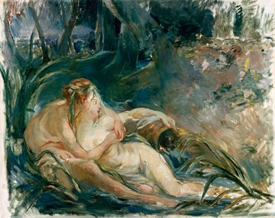 Apollo aparecendo para Latone, após Boucher (óleo sobre tela) de Berthe Morisot