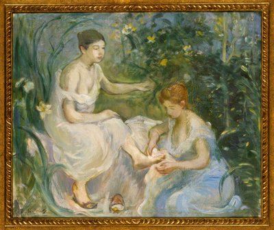 B.Morisot, O Banho - Pintura, 1894 de Berthe Morisot
