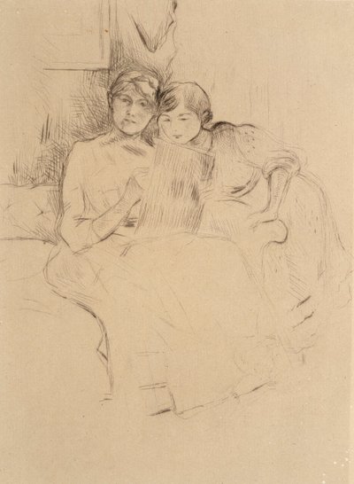 Lição de desenho de Berthe Morisot
