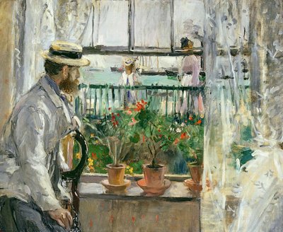 Eugène Manet na ilha de Wight, 1875 de Berthe Morisot