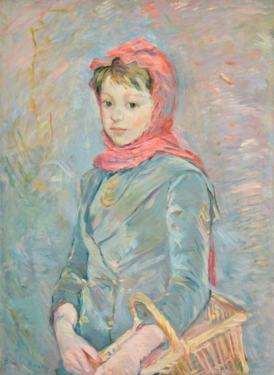 Francês: Fillette portant un panier de Berthe Morisot