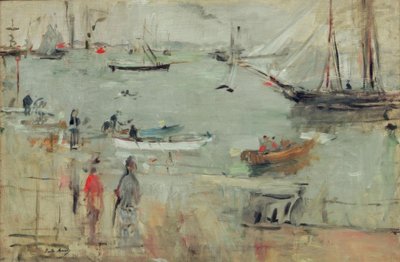 Hafenszene, Ilha de Wight de Berthe Morisot