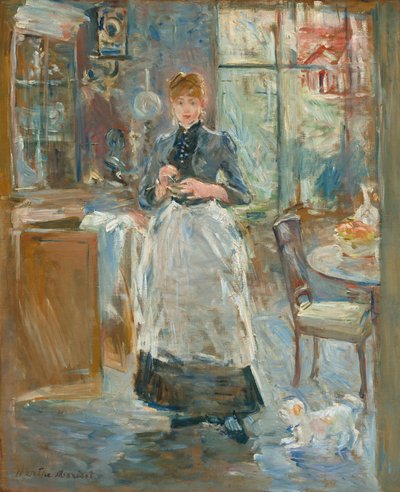 Na Sala de Jantar, 1886. de Berthe Morisot