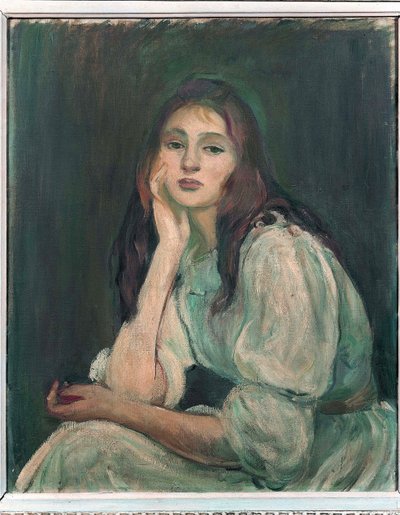 Julie sonhando acordado, 1894 de Berthe Morisot