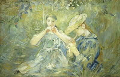 Le Flageolet, 1890 de Berthe Morisot