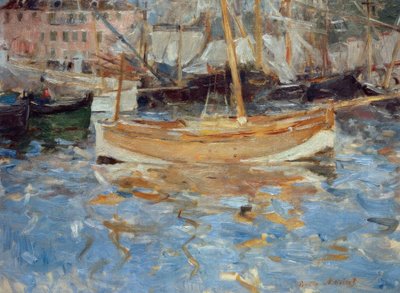 O porto de Nice de Berthe Morisot