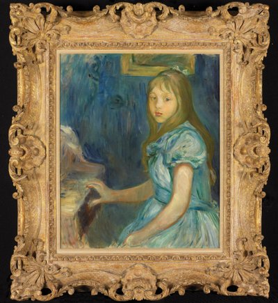 Lucie Léon no Piano de Berthe Morisot