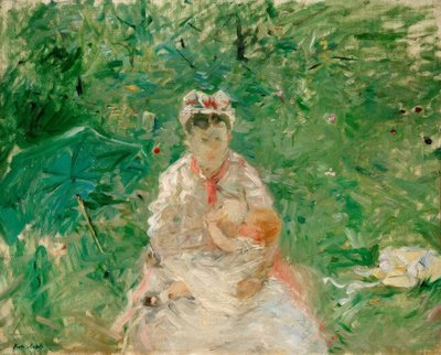 Babá e bebê de Berthe Morisot