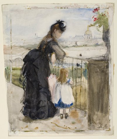 Na varanda de Berthe Morisot