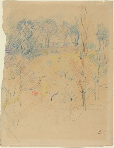 Paisagem de primavera de Berthe Morisot