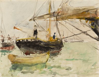 A Frente de um Iate de Berthe Morisot