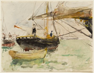 A proa de um iate de Berthe Morisot