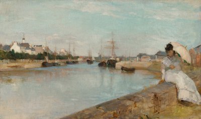 O porto de Lorient de Berthe Morisot