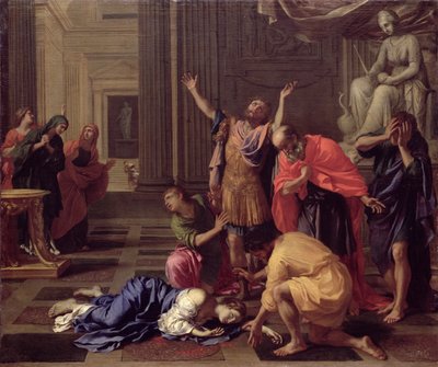 The Death of Lucretia, c.1660 (óleo sobre tela) de Bertholet Flemal