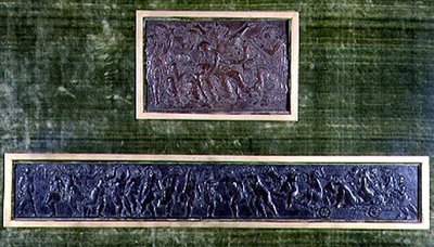 O Triunfo de Baco e a Deposição de Cristo (bronze) de Bertoldo di Giovanni