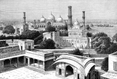 Lahore, Paquistão, 1895. de Auguste Bertrand
