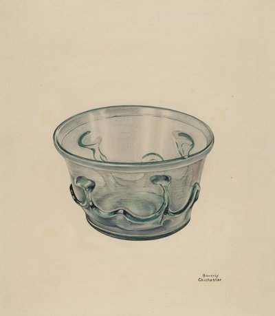 Pote de vidro de Beverly Chichester