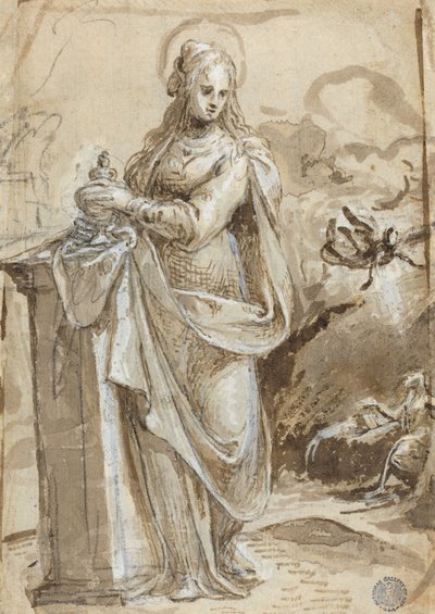 Maria Madalena [verso] de Biagio Pupini