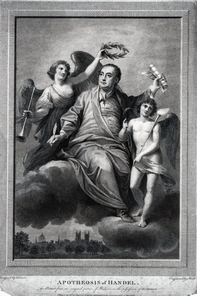 Apoteose de Handel, 1787 de Biagio Rebecca