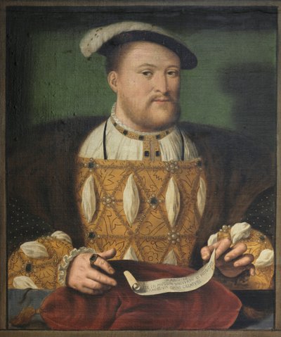 Retrato do rei Henrique VIII, c1544 c1800 de Biagio Rebecca