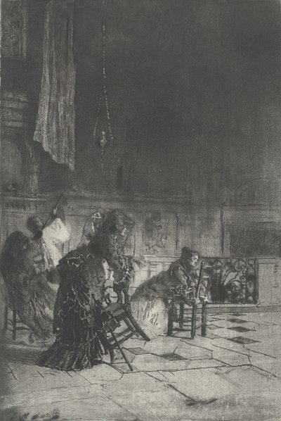 Interior de uma Igreja em Milão Interior de uma Igreja em Milão [sic], c. 1874. de Bianchi Mose