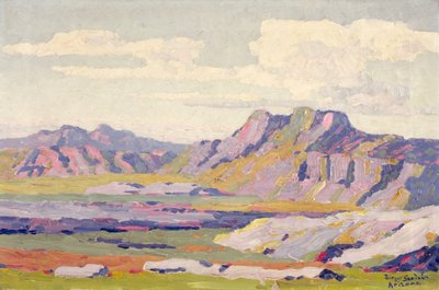 No Deserto Pintado, Arizona de Birger Sandzen