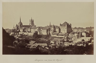 Lauzanne, vista do Sinal. de Bisson Frères