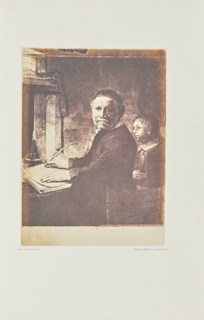 [Lieven Willemsz. van Coppenol, mestre de escrita: a placa mais pequena] de Bisson Frères
