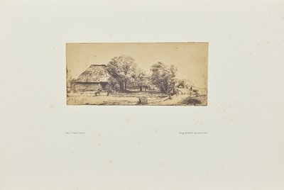 [Pomar com celeiro]. de Bisson Frères