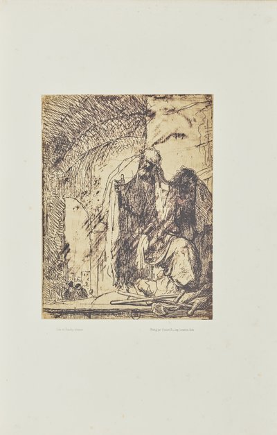 [Pedro e João à porta do templo]. de Bisson Frères