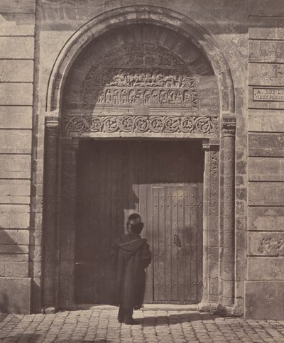 Portal de Saint Ursinus em Bourges, rue du Vieux Poirier de Bisson Frères