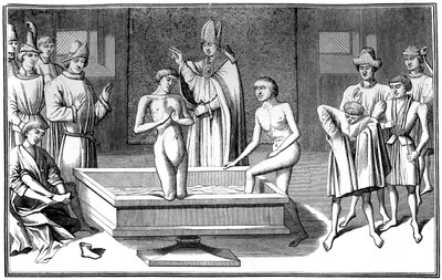Batismo, século XV, 1849. de Bisson and Cottard