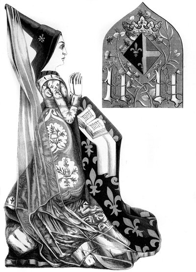 Charlotte of Savoy 1441-1483, rainha consorte de Luís XI da França, século 1549. de Bisson and Cottard