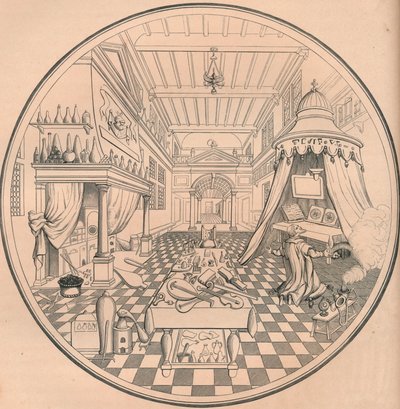 O Alquimista, século XVI, 1849. de Bisson and Cottard