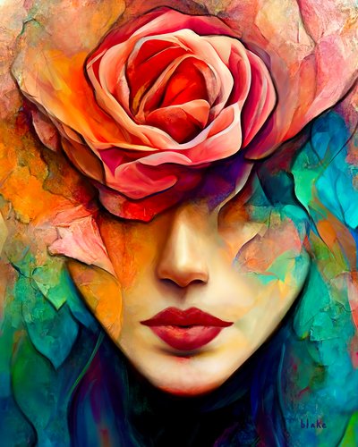 Kiss From A Rose, c.2022 (Arte Digital) de Blake Munch