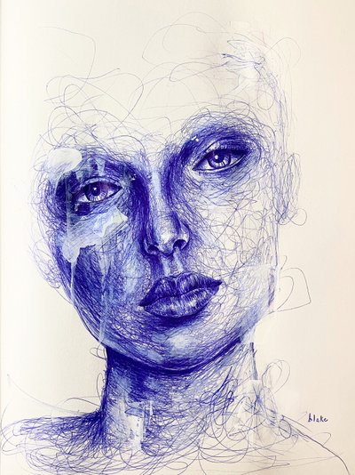 Love On The Rocks, c.2021 (Caneta sobre papel) de Blake Munch